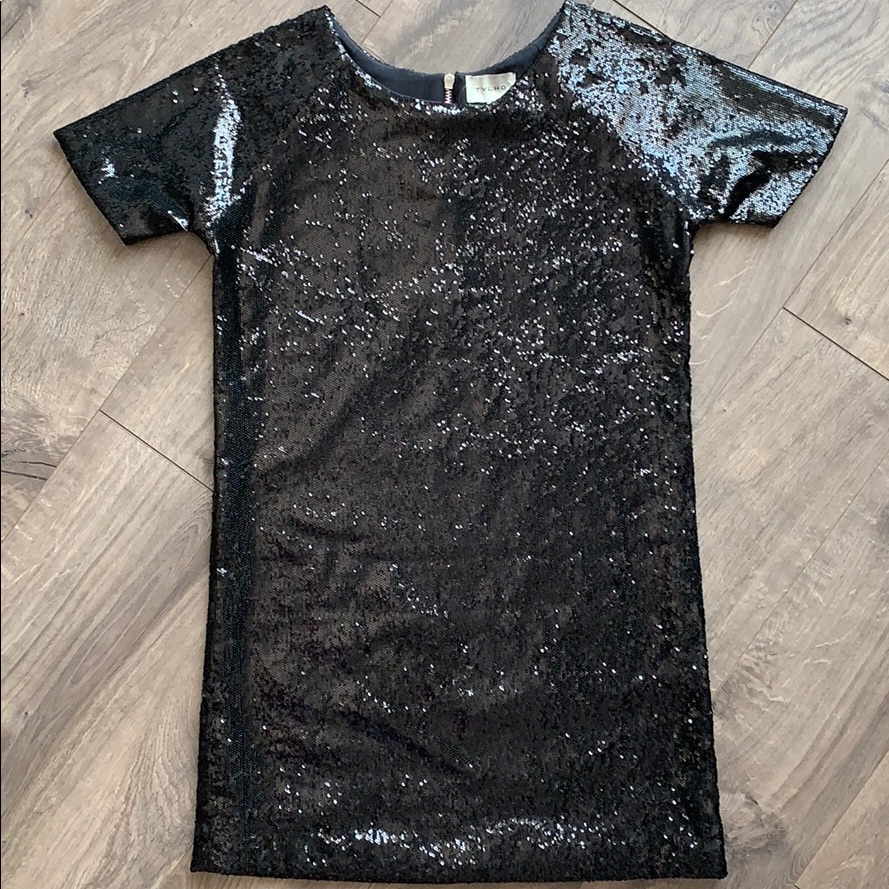 Tylho Black Sequin Party Dress $392 (S)